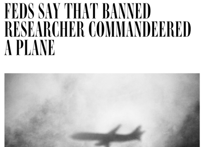 Hacker controls plane