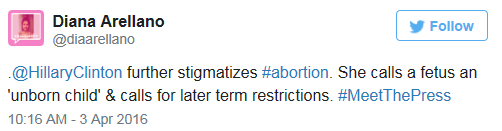 Hillary Unborn child